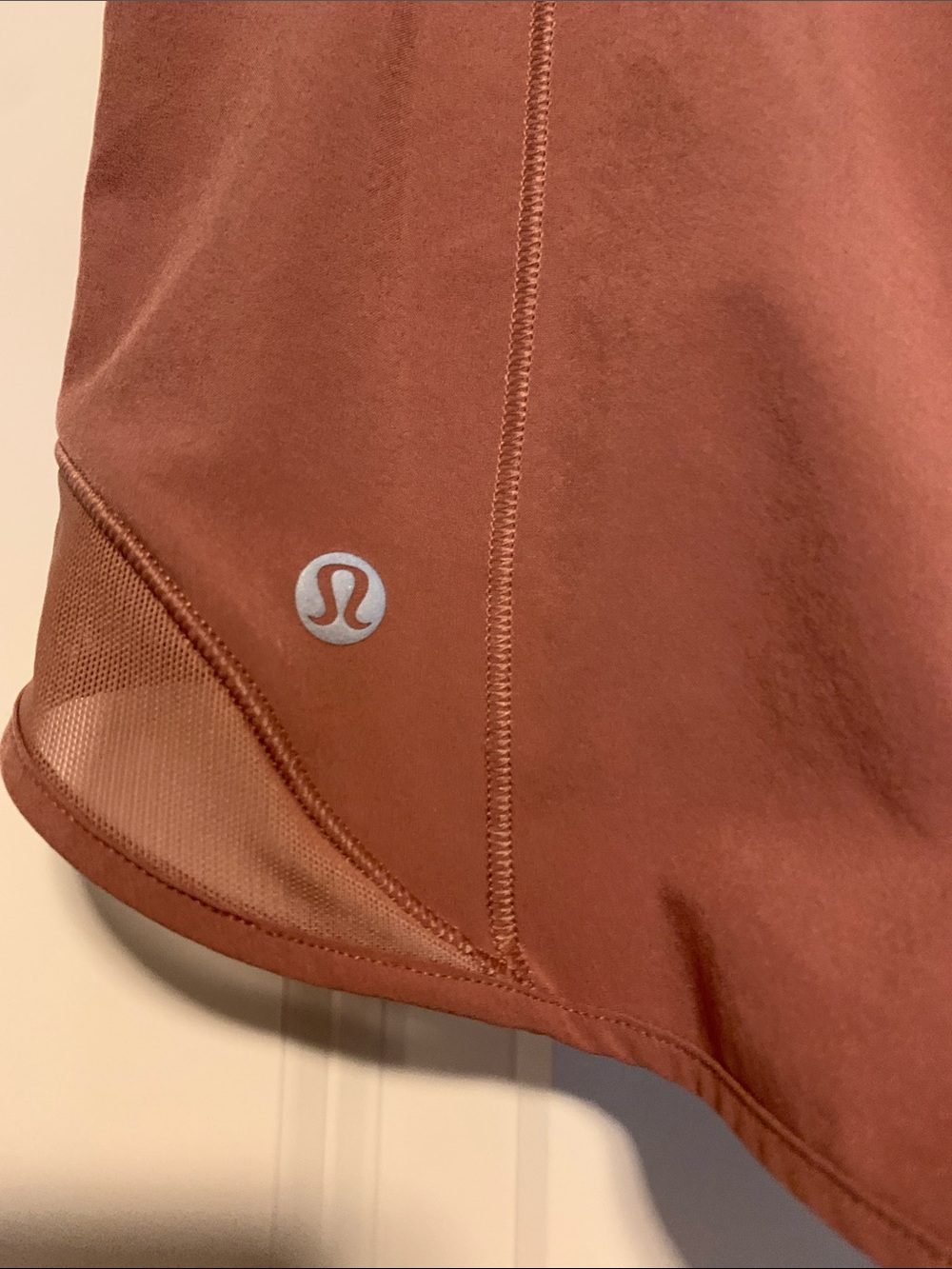 Lululemon HR Hotty Hots, 2.5 inch, Sz 14
Red Clay, Like New - Picture 6 of 6